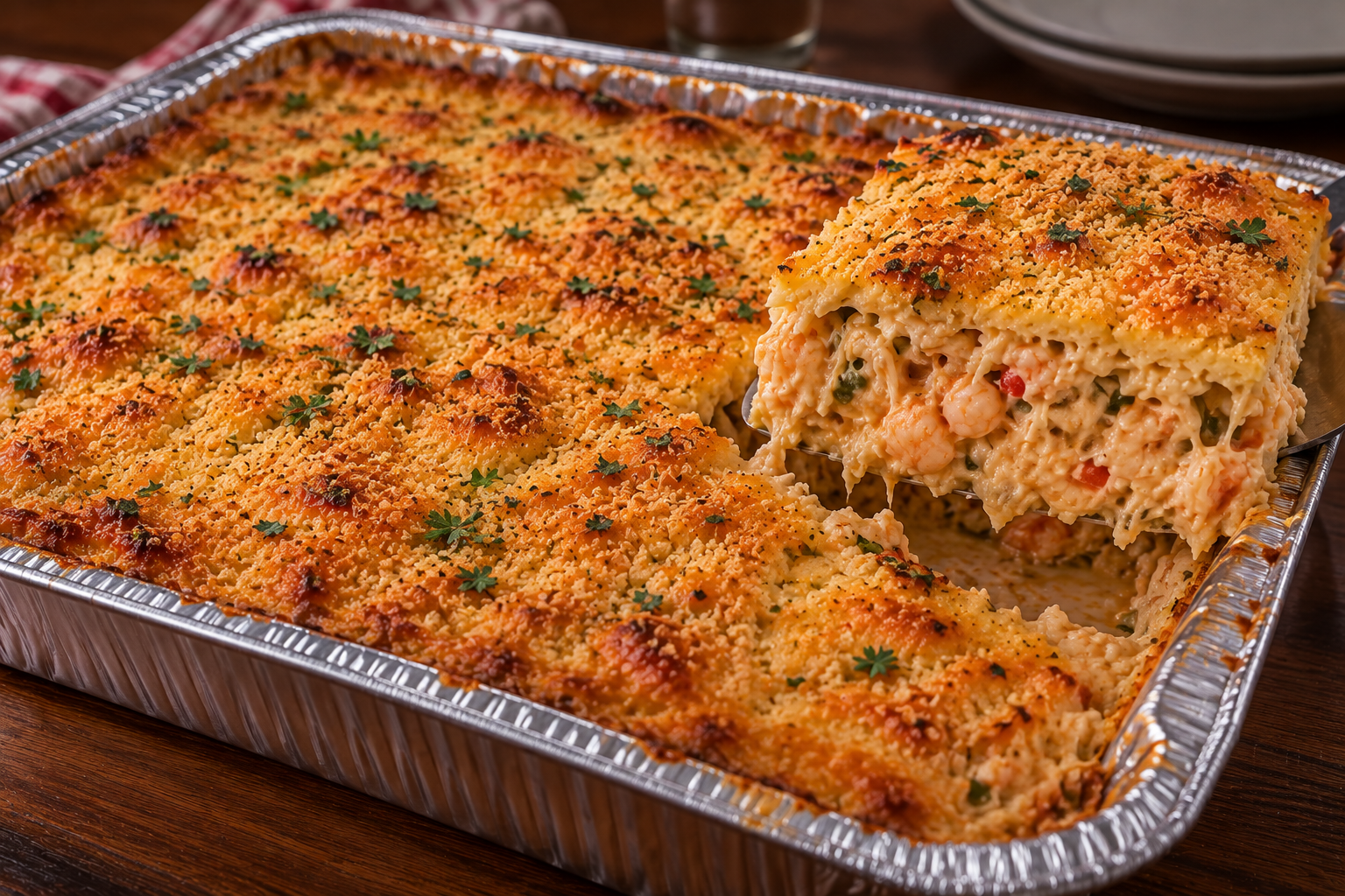 Torta de camarão